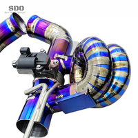 Tuyaux d'échappement en titane violet personnalisés SDO pour Dodge Challenger SRT Hellcat 6.2T 2016-2022, amélioration du design avec soupape électronique