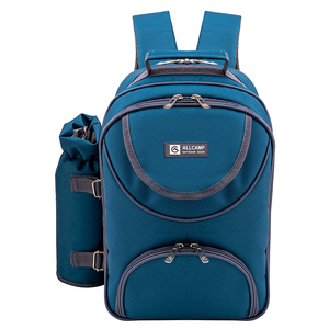 Sac isotherme portable pour 4 personnes, idéal pour le camping, les voyages et les pique-niques, ensemble complet personnalisable, réutilisable, avec poignée de transport et bandoulière tendance - Product Image 2