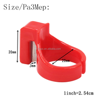 Lames de dé à coudre en plastique pour outils de couture pour le courtepointe et la broderie, coupe-fil et couteau à doigt