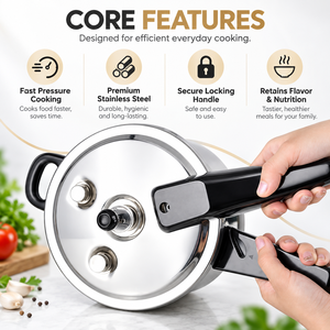 Mini <span class=keywords><strong>olla</strong></span> <span class=keywords><strong>a</strong></span> <span class=keywords><strong>presión</strong></span> comercial de acero inoxidable, inducción de <span class=keywords><strong>2</strong></span>-16 <span class=keywords><strong>litros</strong></span> para uso doméstico, utensilios de cocina de arroz hechos en China - Product Image 2