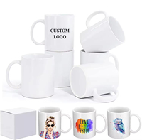 Mug en céramique classique Mikel personnalisable imprimé en 3D, 11 oz, écologique, compatible lave-vaisselle et micro-ondes, cadeau idéal pour fêtes et événements personnels