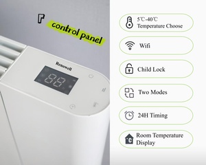 Calentador Eléctrico <span class=keywords><strong>de</strong></span> Convección para el Hogar al Mejor Precio <span class=keywords><strong>de</strong></span> Fábrica, con Elemento Calefactor <span class=keywords><strong>de</strong></span> Aluminio, Control por WiFi, Temporizador y Temperatura Ajustable - Product Image 6