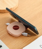 Cadeaux promotionnels : Organisateur de câbles de charge avec support de téléphone, enrouleur de câbles, boîte de rangement, accessoires pour téléphone