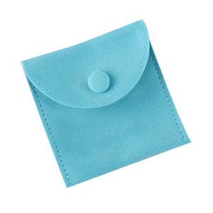 Túi trang sức sợi siêu mịn thời trang với nút đóng-Thiết kế hợp thời trang để trưng bày trang sức - Product Image 1