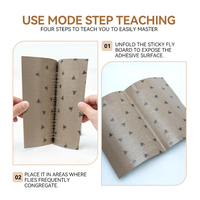 Piège à insectes imperméable d'extérieur le plus vendu, plaque collante double face pour attraper les insectes, piège à mouches