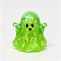 Jouets Squishy Halloween en forme de Citrouille, Chauve-souris et Fantôme, Doux et Sensoriels, Anti-stress, en provenance des États-Unis