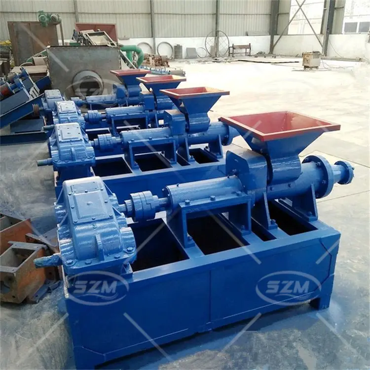 Coal stick bbq wood charcoal briquette biomass extruder wood saw dust charcoal briquette making machine