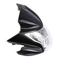 XINMATUO XF140114-B noir phare carénages lampe phare capot adapté pour Kawasaki ER6N 2012-2015