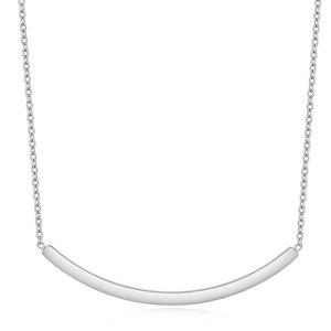 Collar de cadena curvada de acero inoxidable para mujer, diseño geométrico de 50 mm, para uso diario, joyería femenina - Product Image 2