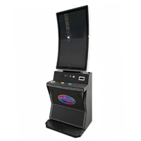 Xinliantimes Machine de jeu d'arcade verticale incurvée de 43 pouces avec accepteur de pièces, construction en métal et plastique, interface anglaise