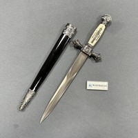 ESPADA MASÓNICA DE CABALLERO TEMPLARIO Espadas ceremoniales para coleccionistas y entusiastas históricos Espadas en miniatura cruzadas Abridor de letras