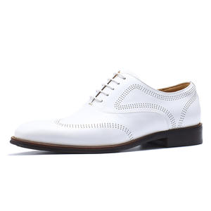 Zapatos Formales de Hombre DSYX Retro, Bordados, de Cuero Genuino, con Cordones, Diseño de Lujo para Negocios, Impermeables, con Soporte de Arco, Transpirables - Product Image 5