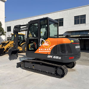 Nouvelle mini-excavatrice sur chenilles Doosan DX60 certifiée CE EPA, moteur haute efficacité de 6 tonnes - Product Image 3