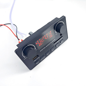 80W 2 * 40WアンプワイヤレスカーミュージックMP3デコーダーボードプレーヤーハンズフリーモジュールFMラジオDC7V-24VBluetoothオーディオモジュール - Product Image 6