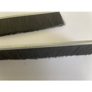 Aluminum Alloy Dustproof <b>Brush</b> Strips For Door Bottom <b>Sealing</b> Industrial Use Durable Minimalist Design - Product Image 4