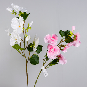 Fiori Artificiali di Pansé <span class=keywords><strong>Viola</strong></span> all'Ingrosso con Fogliame per Decorazioni Floreali Primaverili Casa e Hotel - Product Image 1