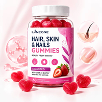 Gummies de collagène à marque privée pour femmes et hommes, avec des colorants naturels, pour soutenir la santé des cheveux, de la peau et des ongles