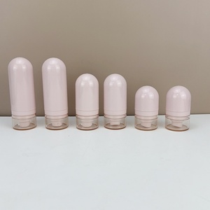 Airless Lotion Pump Bottles <b>Sunscreen</b> Cosmetic Skincare Packaging Bottle Foundation BB Aerosol Upside Down 15ml 30ml 50ml Pink - Product Image 5