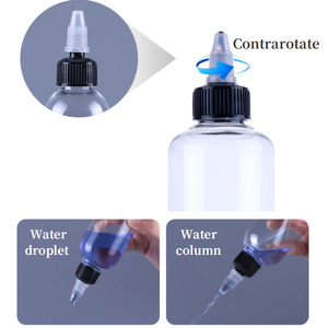 Пользовательский логотип трафаретная печать 30 мл 60 мл 100 мл 150 мл 250 мл масло для роста волос Сжимаемый аппликатор прозрачная пластиковая бутылка с закручивающимся верхом - Product Image 4