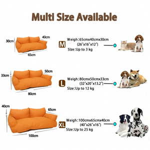 Afneembaar waterdicht slijtvast rechthoekig hondenbed, hondenbank voor kleine en middelgrote honden, voor gebruik binnenshuis, geen montage nodig - Product Image 2