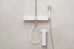 Clzero White Transparent Polypropylene <b>Shower</b> Head with Sediment Vitamin Gel <b>Filters</b> Anti Chlorine Skin Care Model CL-SH-FIL - Product Image 4