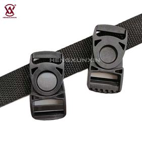 Clip de boucle à dégagement rapide latéral en plastique noir Double boucle de régulation Sangle POM Boucles en plastique pour sangle de sac photo - Product Image 5