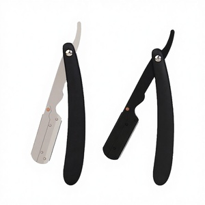 Rasoir à double tranchant en acier inoxydable Old Beard avec manche pliable pour usage corporel - Product Image 2