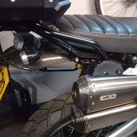 Garde-boue de moto 3K 100% carbone sec, garde-boue avant et arrière, accessoires de moto pour Triumph Scrambler1200 XC/XE