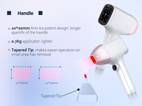 ADSS la dépilatrice laser portable la plus populaire 808nm Diode Laser Machine d'épilation permanente