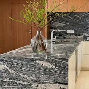 Ucuz döşeme fiyat mutfak tezgahı ve mezar taşı için doğal taş kaplama granit