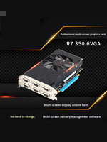 Nouvelle carte graphique multi-écrans 6VGA pour ordinateur de bureau, 6 écrans, R7 3506V PCI-E 16X GDDR5 128 bits