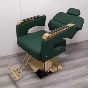 Sillón <span class=keywords><strong>de</strong></span> Barbero Reclinable Económico en Venta para Salón <span class=keywords><strong>de</strong></span> Belleza en Rosa <span class=keywords><strong>Muebles</strong></span> <span class=keywords><strong>de</strong></span> Salón <span class=keywords><strong>de</strong></span> Belleza Modernos para Sala <span class=keywords><strong>de</strong></span> Estar en Negro y Dorado - Product Image 6