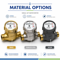 Domestic Mechanical Private Water Meters R200 Water Meter Supplier
