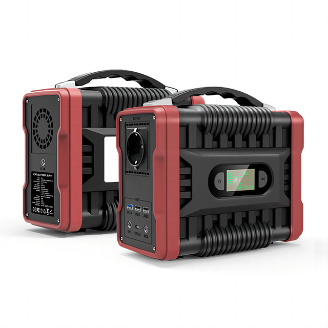 Portable 200W UPS Power Supply Household Outdoor Power Bank with Lithium Ion Battery Solar Panel and MPPT Controller
