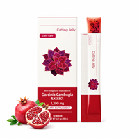 Bâtonnets de gelée de Garcinia Cambogia à marque privée OEM avec graines de chia, fibres alimentaires, complément bien-être pour la gestion du poids, 250g