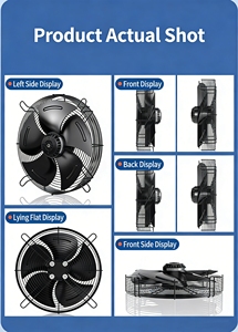 Ventilateur axial à rotor externe à faible bruit pour unité de condenseur de réfrigération - Product Image 2