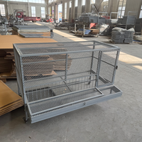 Cage à poules pondeuses haute résistance, structure robuste, nettoyage facile, équipement d'élevage avicole pour grandes exploitations agricoles