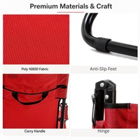 Chaise de plage pliable en métal, portable, de haute qualité et durable, idéale pour la plage, le camping et l'utilisation en chambre ou salon – Vente en gros usine