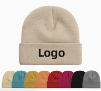 Bonnet en coton 100% de haute qualité, personnalisé, avec impression en relief, logo brodé, tricot jacquard, style urbain, pour l'hiver, casquette de rue, pour l'extérieur