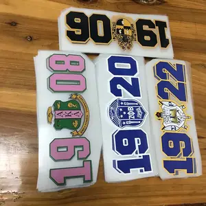 Offre spéciale, transfert de chaleur en fer pour chemise, AKA Zeta Delta sgrho Omega alpha phi Beta Kappa psi