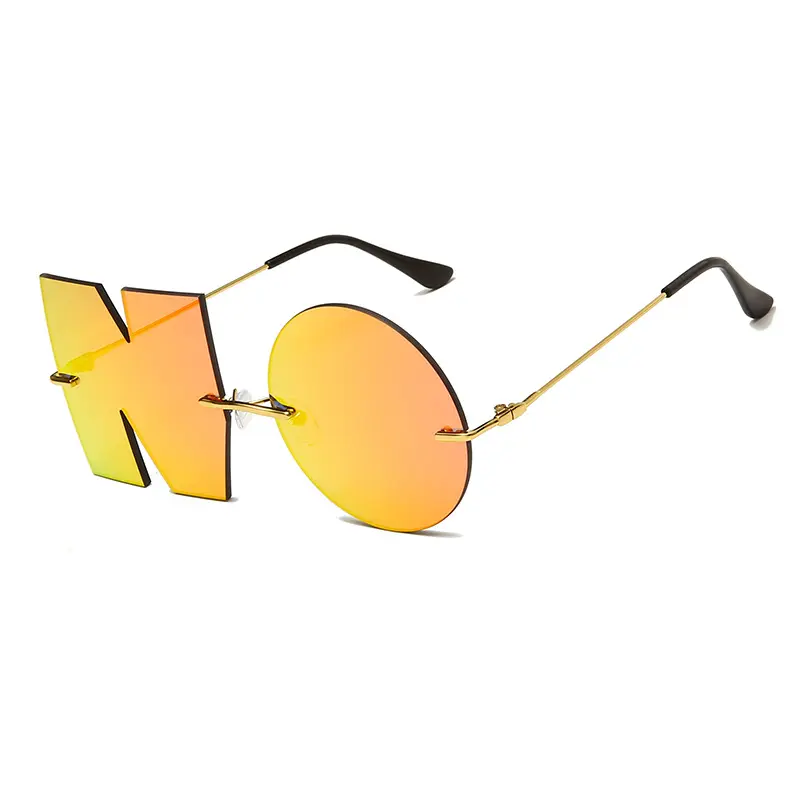 Trend NO Frames Sunglasses New Parent-child Style Fashion Personality Irregular Sunglasses Sun Glasses For Men