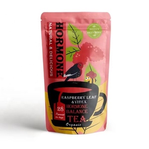 Thé instantané aux herbes personnalisé, thé pour l'équilibre hormonal des femmes et la fertilité, thé aux feuilles de <span class=keywords><strong>framboisier</strong></span> rouge - Product Image 1