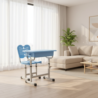 Mobilier scolaire haut de gamme, bureaux et chaises de classe robustes et confortables, design réglable, moderne, écologique, utilisable dans le salon