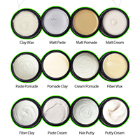 Cera para Cabello Texturizada Tipo Telaraña de Barbería, Marca Privada de Fábrica, con Certificación CPNP, GMPC y COA, Cera Mate para Cabello de Hombre con Logotipo Personalizado