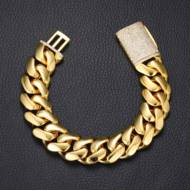 20mm-Iced Out Clasp