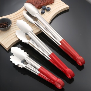 <span class=keywords><strong>Pince</strong></span> alimentaire multifonctionnelle épaissie antidérapante résistante aux hautes températures à trois lignes pour hôtel, steak, <span class=keywords><strong>viande</strong></span> rôtie, gâteau, <span class=keywords><strong>cuisine</strong></span> - Product Image 2