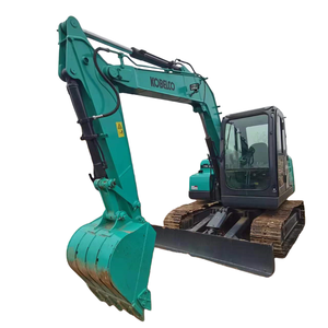 Excavatrice Kobelco Sk75 d'occasion d'origine japonaise, Kobelco Sk 75, excavatrice hydraulique sur chenilles de 7 tonnes à vendre - Product Image 1