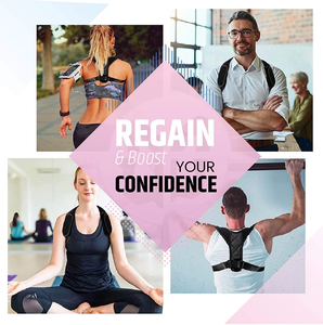 Заводская цена OEM регулируемые поддерживающие ремни для спины Корректор осанки коррекция плохой осанки ремень на плечо для мужчин и женщин - Product Image 6