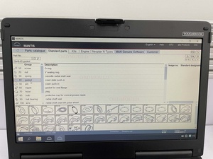 Ready To Run MAN CATS3 T427 Diagnostic Tool Kit Rugged CF53 <b>Laptop</b> + T427 MANTIS MANWIS Software For MAN Diesel Truck & Bus - Product Image 5