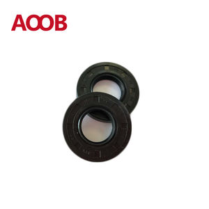 Joint d'étanchéité à double lèvre métrique NQK 14x24x7mm en caoutchouc noir et métal pour arbre à huile, précision P5/P6, dureté 70-90 Shore, pour applications mécaniques - Product Image 2